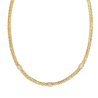 14K 17in Yellow Gold Polished Italian Cable Necklace with Box Clasp