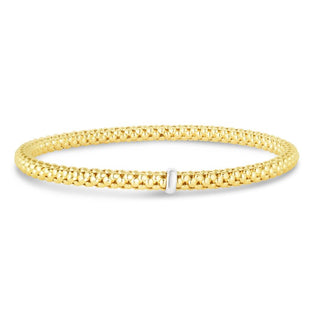 14K Yellow Gold Polished Bangle