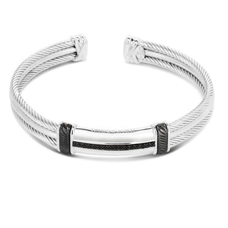 Polished Italian Cable Bangle