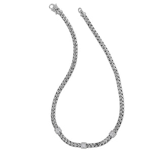 Sterling Silver 17in Polished Necklace