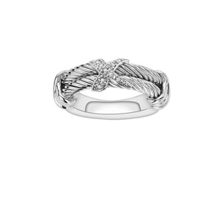 Sterling Silver Platinum Plating Ring