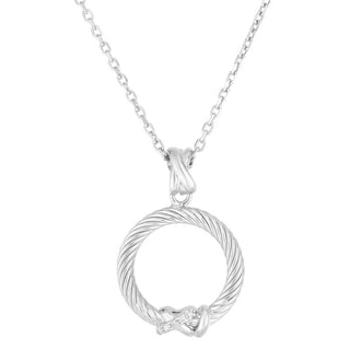 18in Polished Italian Cable Necklace with Lobster Clasp