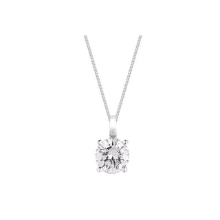 Classic 1/3 ct Solitaire Diamond Pendant